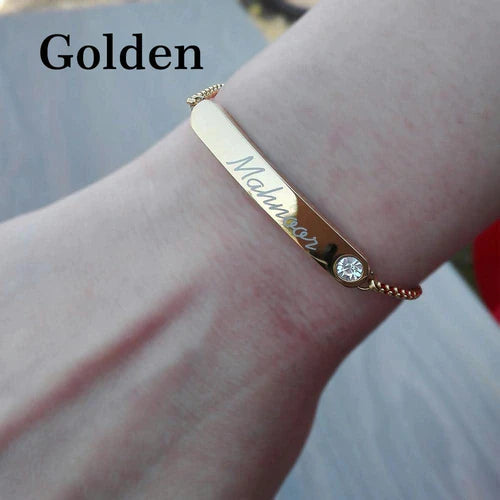 Adjustable Name Bracelet for Girls