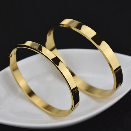 Customize Gold Bracelets Bangles for Men & Women Custom Engraved Cuff