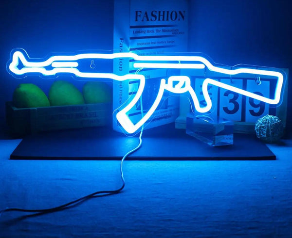 Ak47 Neon Sign Borad