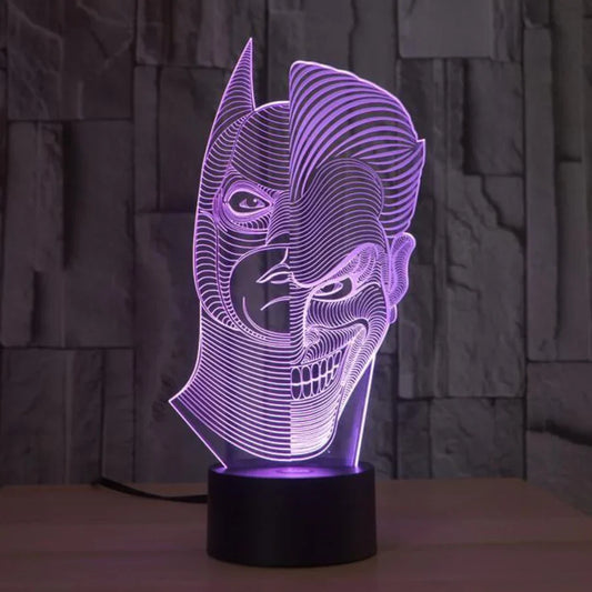 BATMAN & JOKER 3D ILLUSION LED Night LAMP